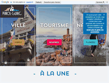 Tablet Screenshot of perros-guirec.com